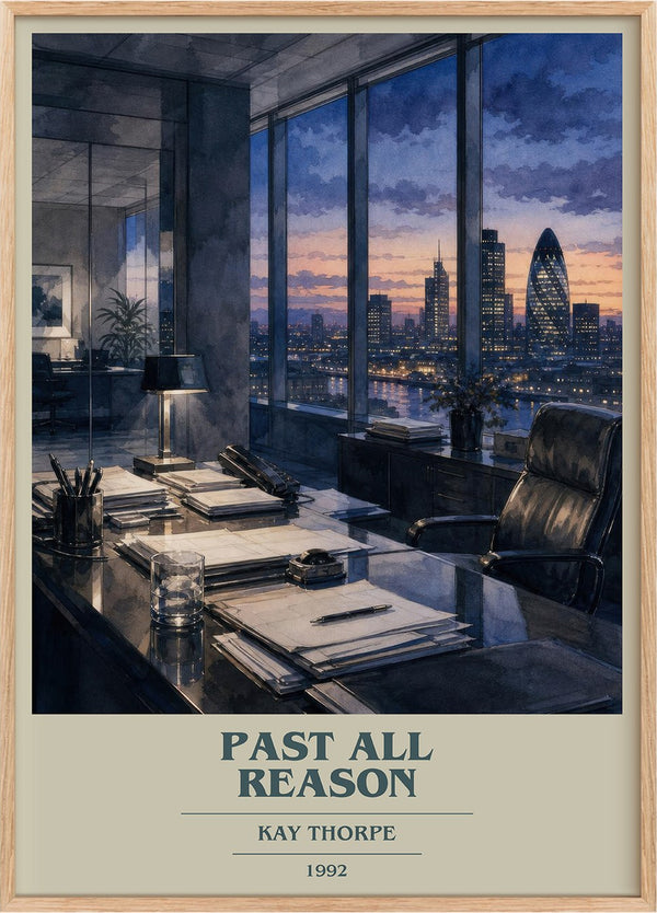 Past All Reason Book Cover Poster by Kay Thorpe