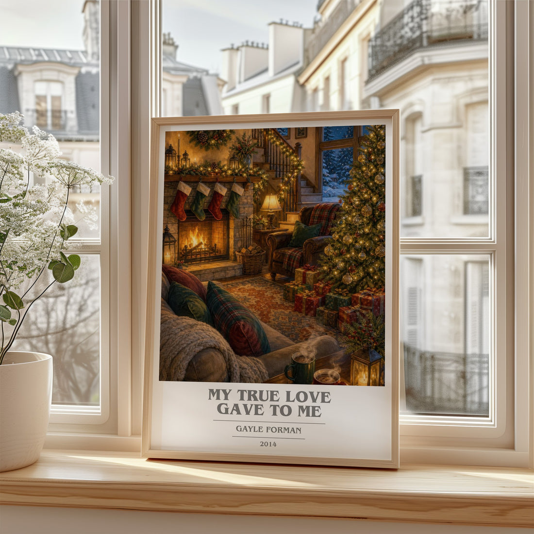 My True Love Gave to Me book cover poster colour and style options – Gayle Forman book art