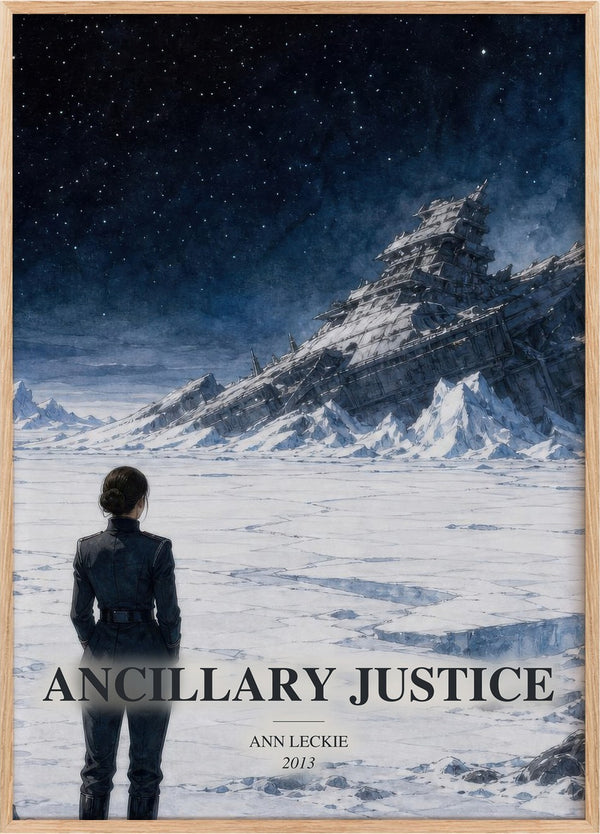 Ancillary Justice Book Watercolour Illustration by Ann Leckie
