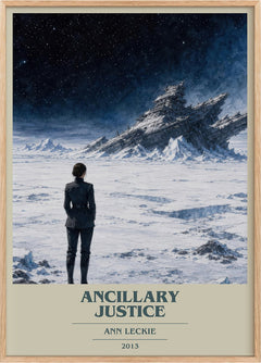 Ancillary Justice Book Cover Poster by Ann Leckie