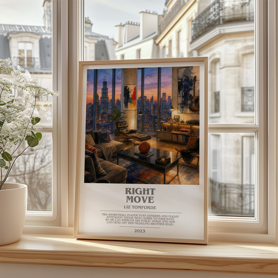 Right Move bookish poster colour and style options – Liz Tomforde book art