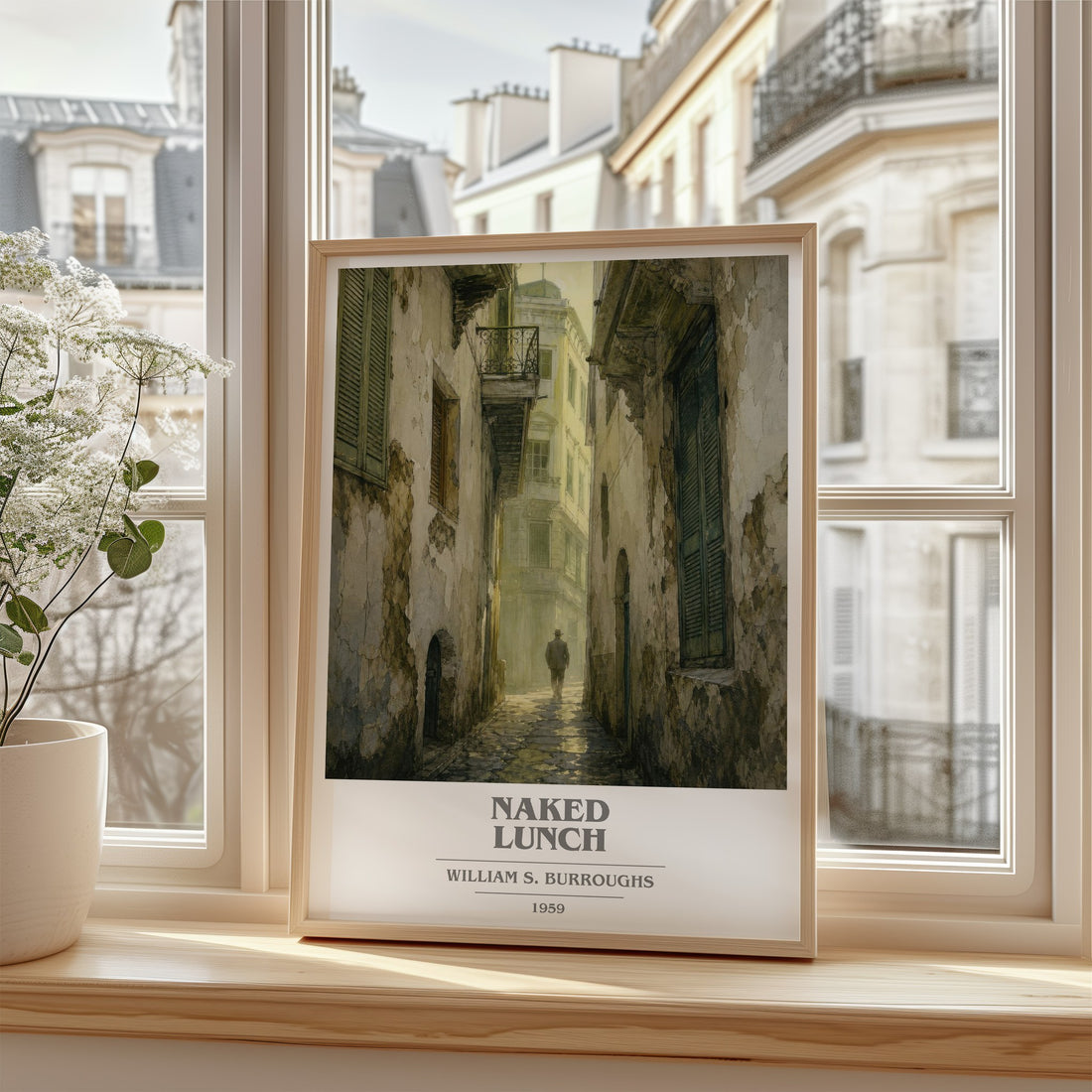 Naked Lunch book cover poster colour and style options – William S. Burroughs book art