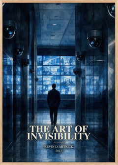 Art of Invisibility Book Watercolour Illustration by Kevin D. Mitnick