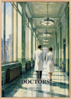 Doctors Book Watercolour Illustration by Erich Segal