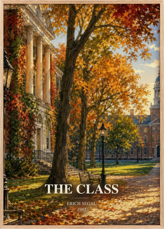 The class Book Watercolour Illustration by Erich Segal