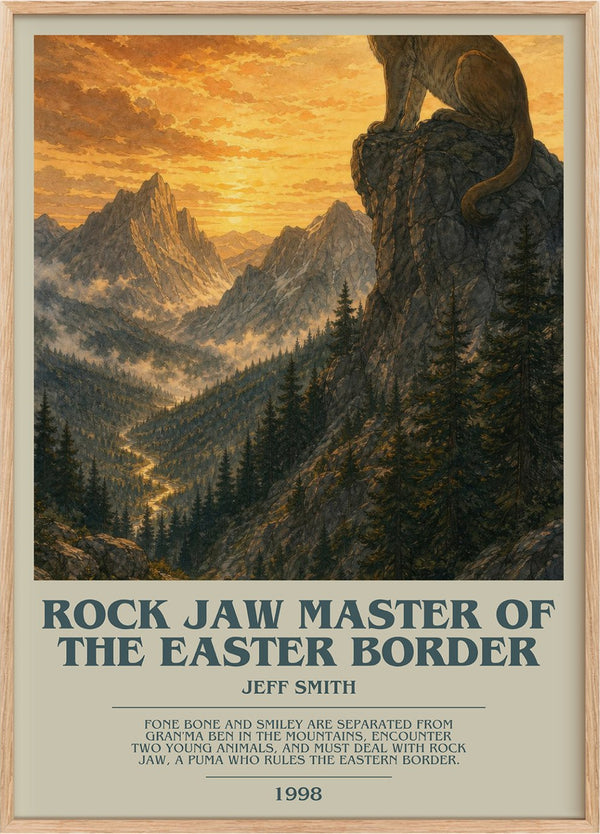Rock Jaw Master of the Easter Border Bookish Wall Art by Jeff Smith