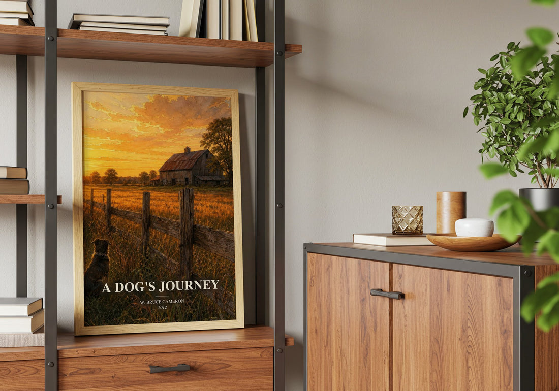 A dog's journey book watercolour illustration paper finish options – matte satin gloss