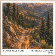 A Dog's Way Home Literary Art Print by W. Bruce Cameron