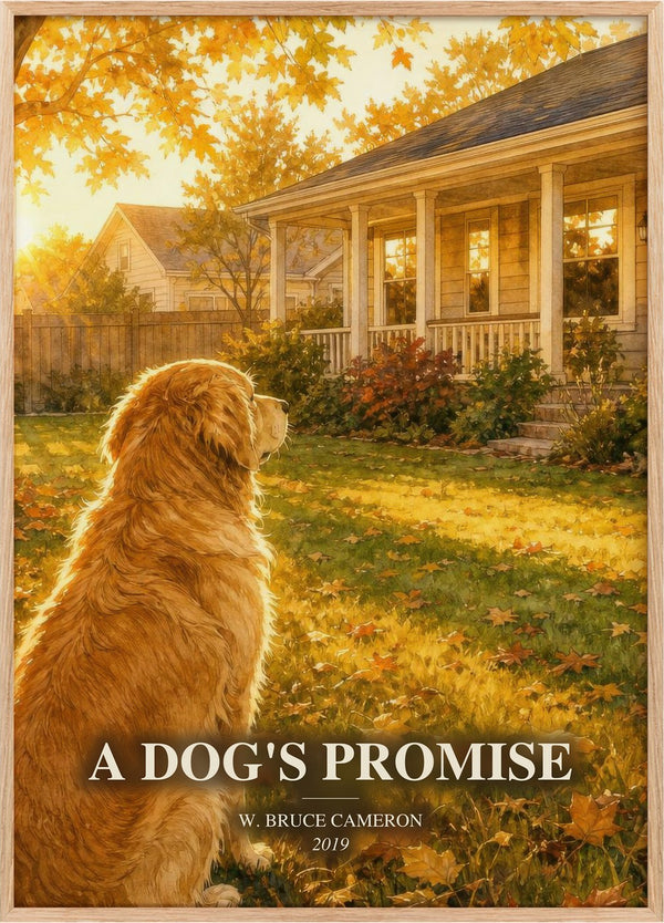 A Dog's Promise Book Watercolour Illustration by W. Bruce Cameron
