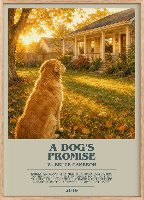 A Dog's Promise Bookish Wall Art by W. Bruce Cameron