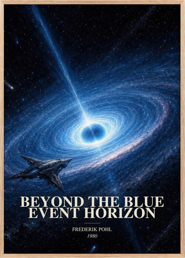 Beyond the Blue Event Horizon Book Watercolour Illustration by F. Pohl