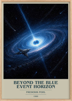 Beyond the Blue Event Horizon Book Cover Poster by Frederik Pohl