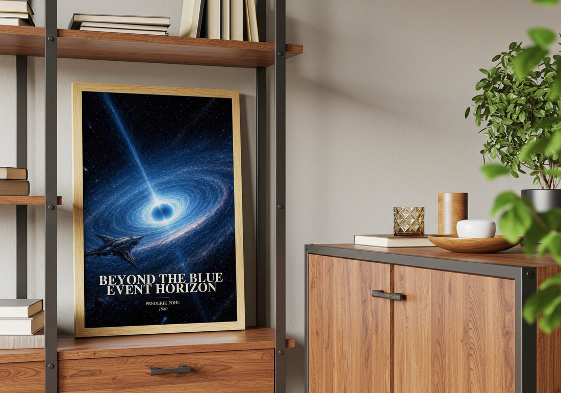 Beyond the Blue Event Horizon book watercolour illustration paper finish options – matte satin gloss