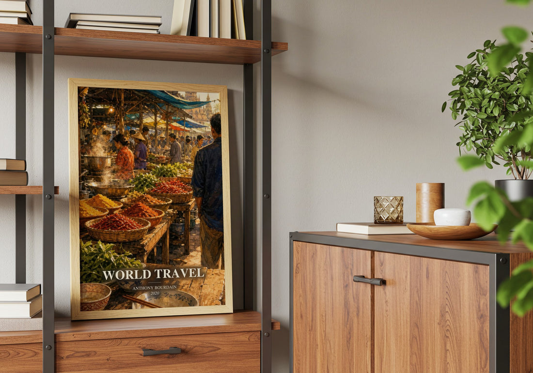 World Travel book watercolour illustration paper finish options – matte satin gloss