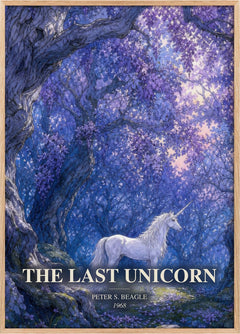 The Last Unicorn Book Watercolour Illustration by Peter S. Beagle
