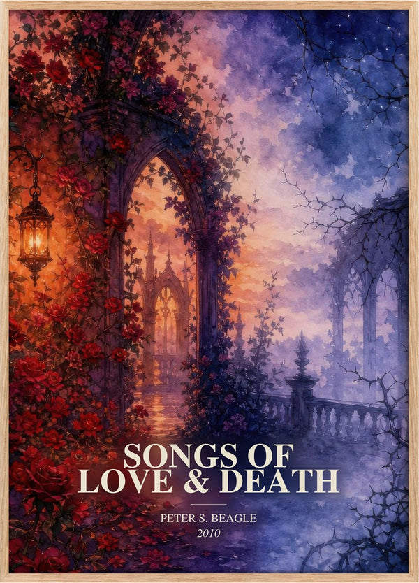Songs of love & death Book Watercolour Illustration by Peter S. Beagle