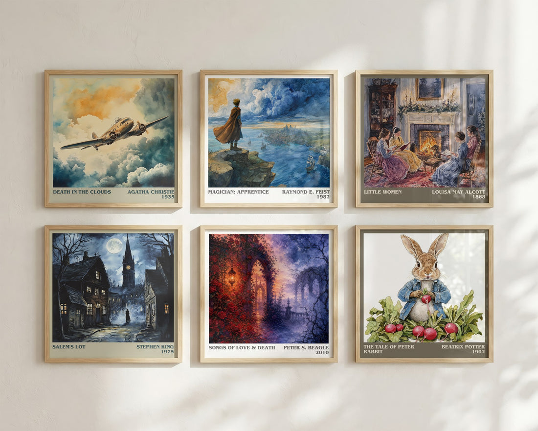 Songs of love & death literary art print colour and style options – Peter S. Beagle book art