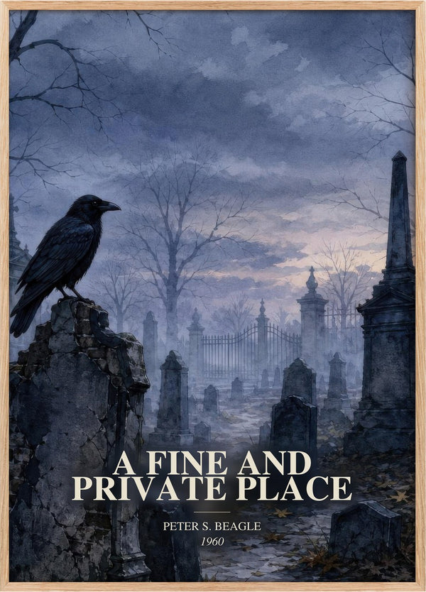 Fine and Private Place Book Watercolour Illustration by P. Beagle