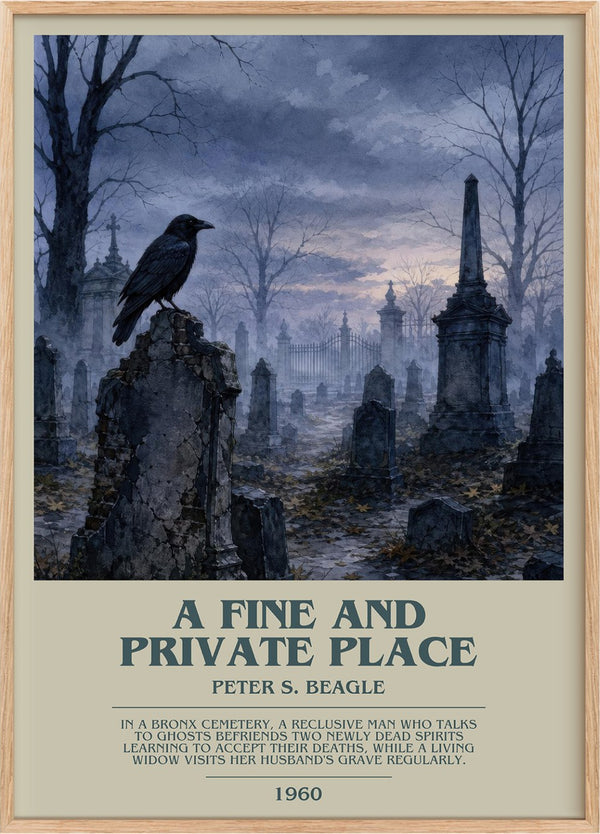A Fine and Private Place Bookish Wall Art by Peter S. Beagle