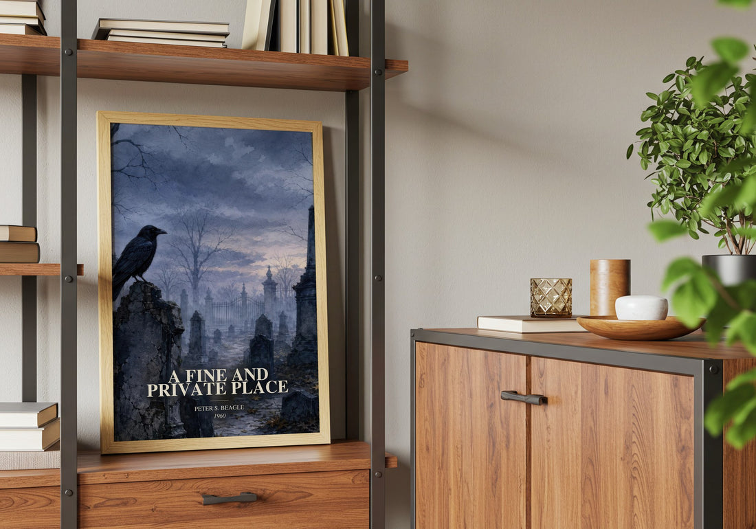 A Fine and Private Place book watercolour illustration paper finish options – matte satin gloss