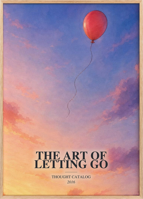 The Art of Letting Go Book Watercolour Illustration by Thought Catalog