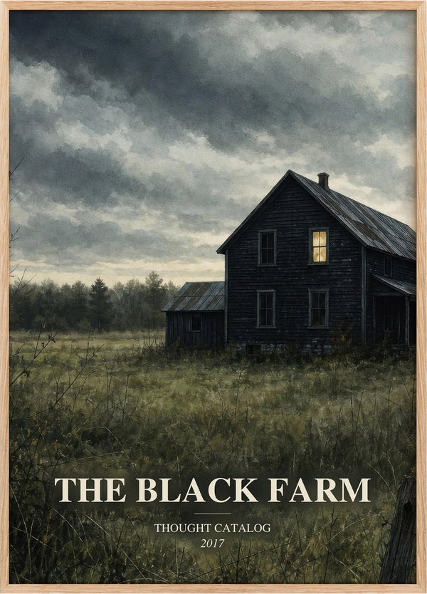 The Black Farm Book Watercolour Illustration by Thought Catalog