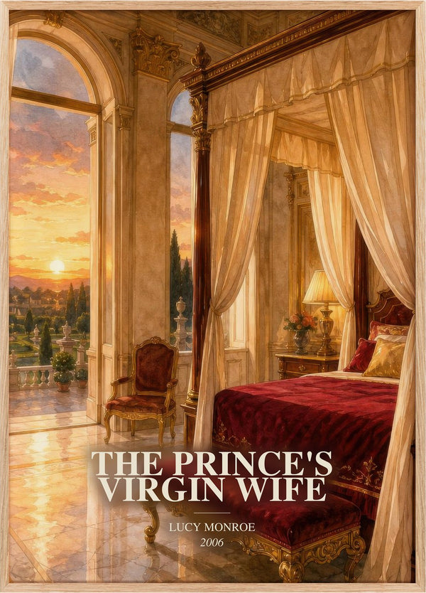 The Prince's Virgin Wife Book Watercolour Illustration by Lucy Monroe
