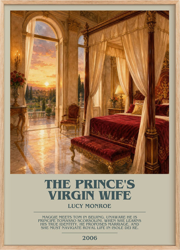 The Prince's Virgin Wife Bookish Wall Art by Lucy Monroe