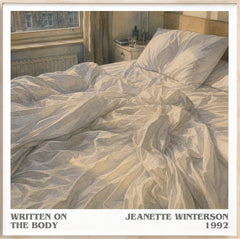 Written on the Body Literary Art Print by Jeanette Winterson