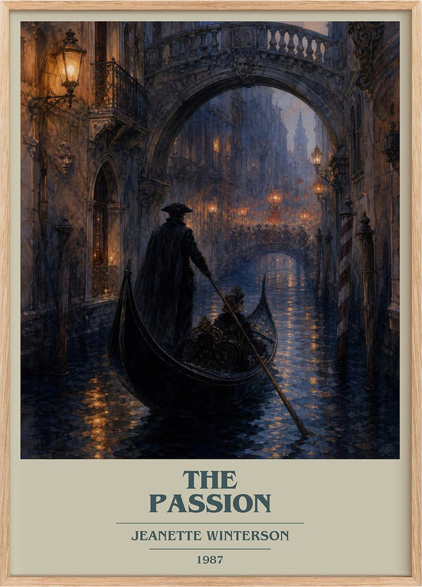 The passion Book Cover Poster by Jeanette Winterson