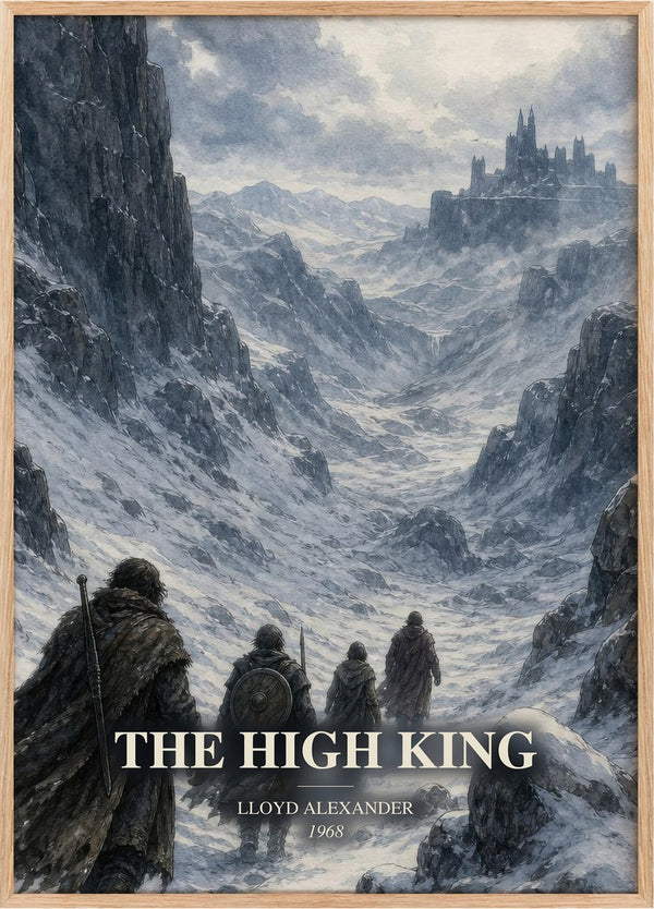 The High King Book Watercolour Illustration by Lloyd Alexander