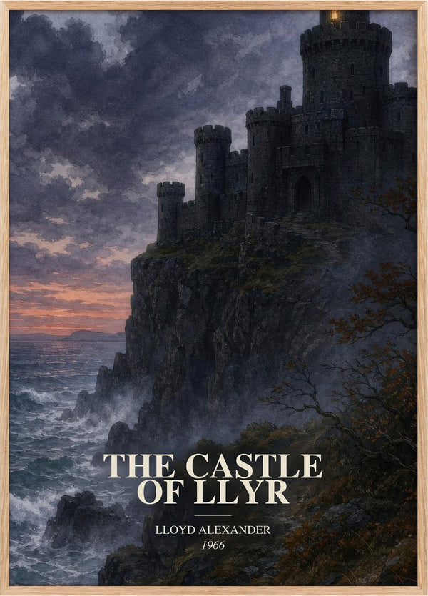 The Castle of Llyr Book Watercolour Illustration by Lloyd Alexander
