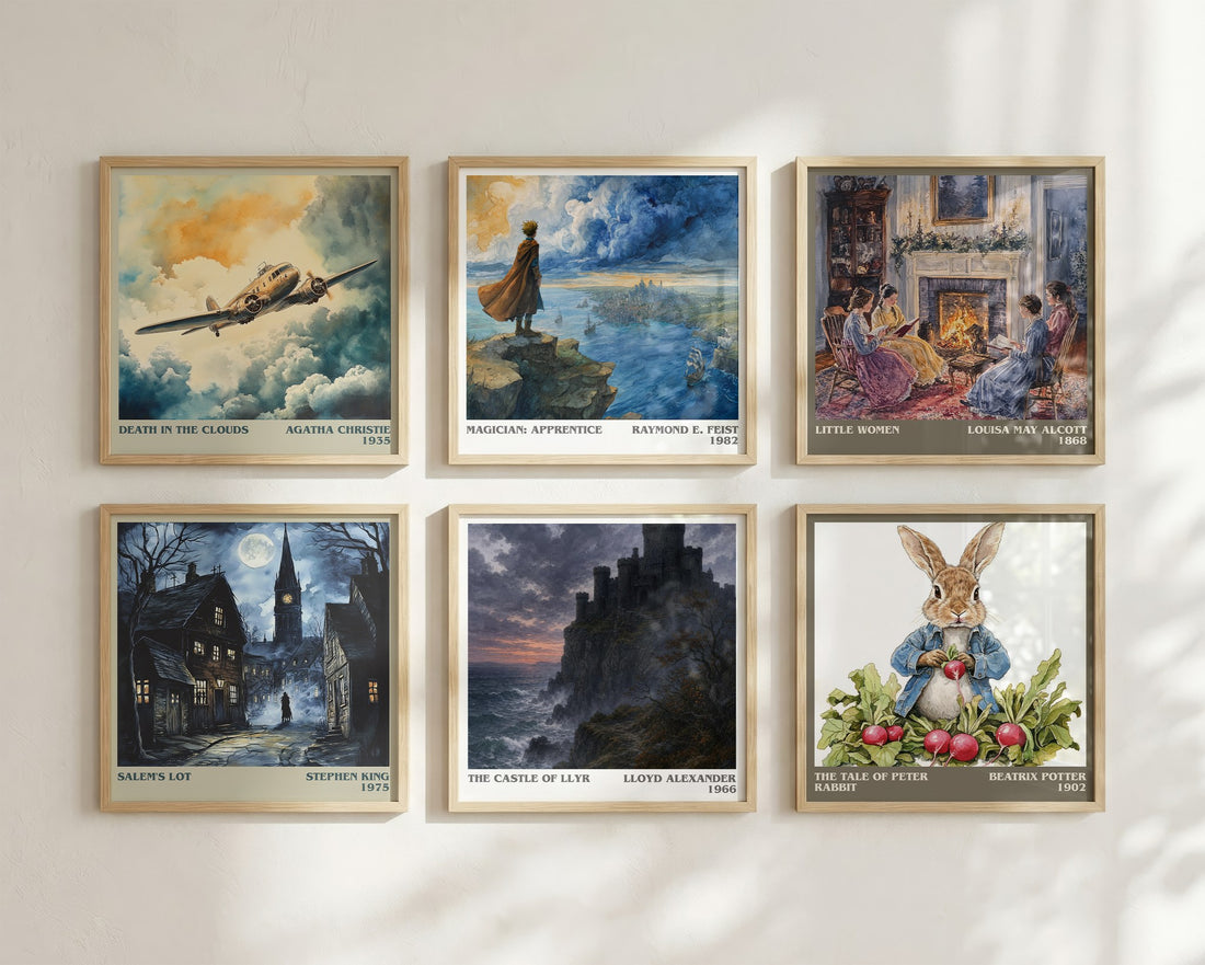 The Castle of Llyr literary art print colour and style options – Lloyd Alexander book art
