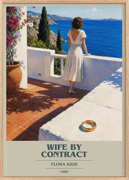 Wife by Contract Book Cover Poster by Flora Kidd