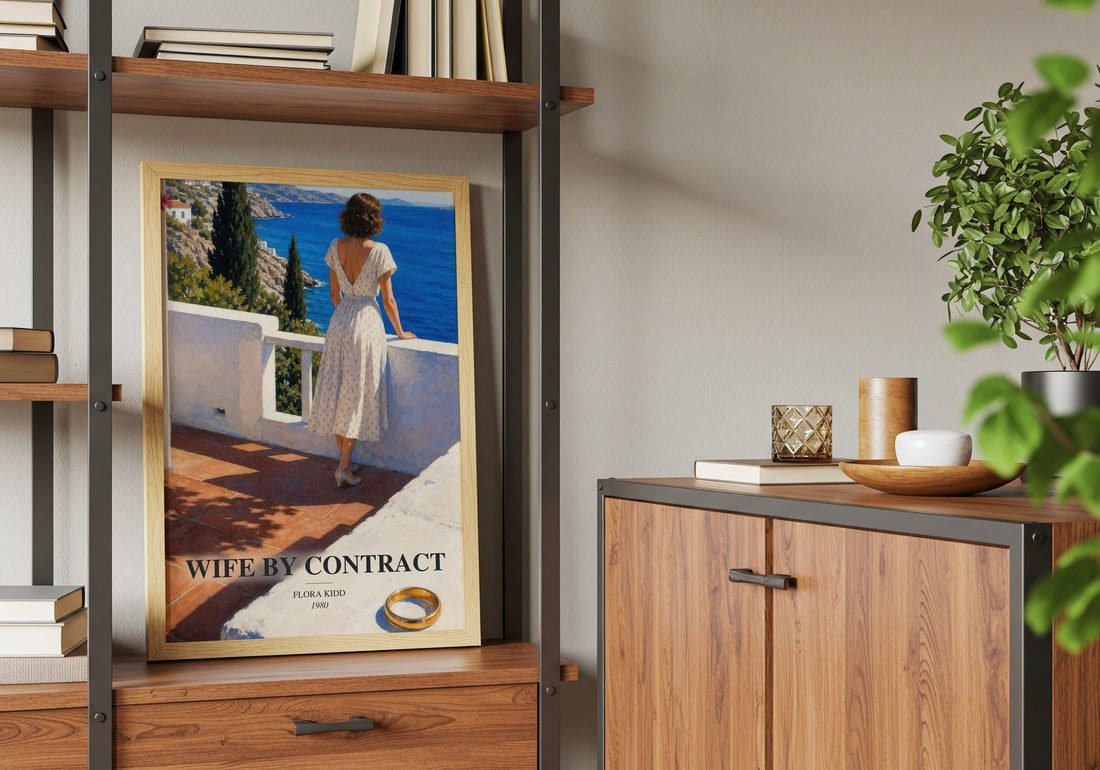 Wife by Contract book watercolour illustration paper finish options – matte satin gloss