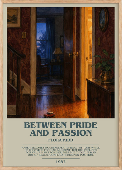 Between Pride and Passion Bookish Wall Art by Flora Kidd