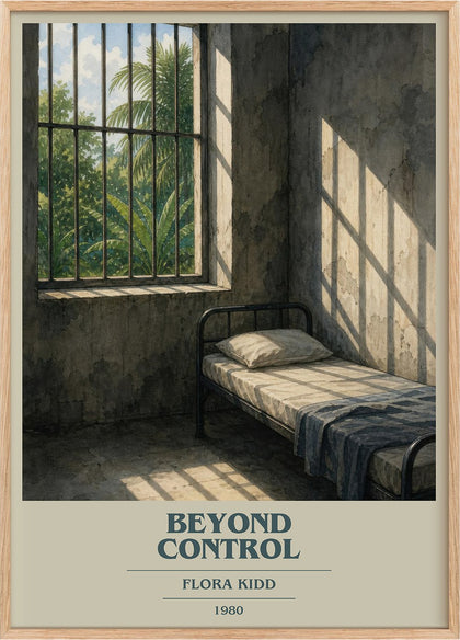Beyond Control Book Cover Poster by Flora Kidd