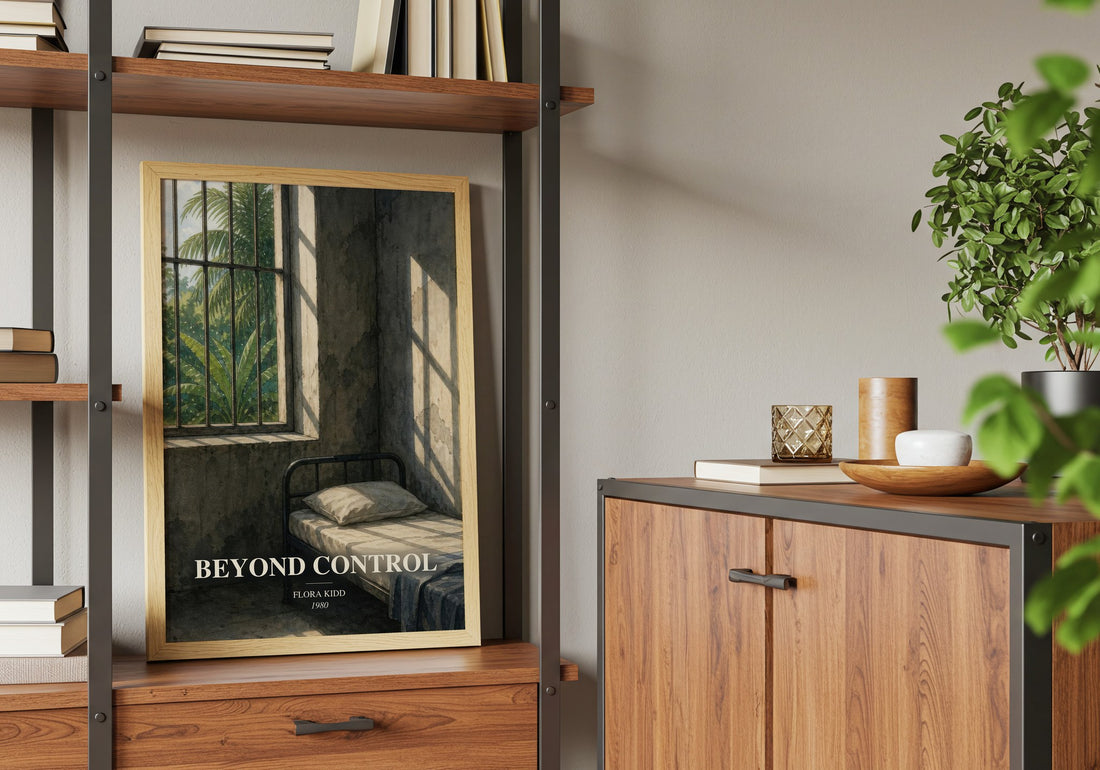 Beyond Control book watercolour illustration paper finish options – matte satin gloss