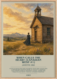 When Calls the Heart (Canadian West #1) Bookish Wall Art by J. Oke