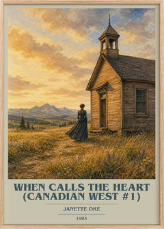 When Calls the Heart (Canadian West #1) Book Cover Poster by J. Oke