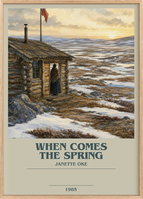 When Comes the Spring Bookish Wall Art by Janette Oke
