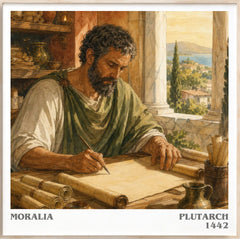 Moralia Literary Art Print by Plutarch