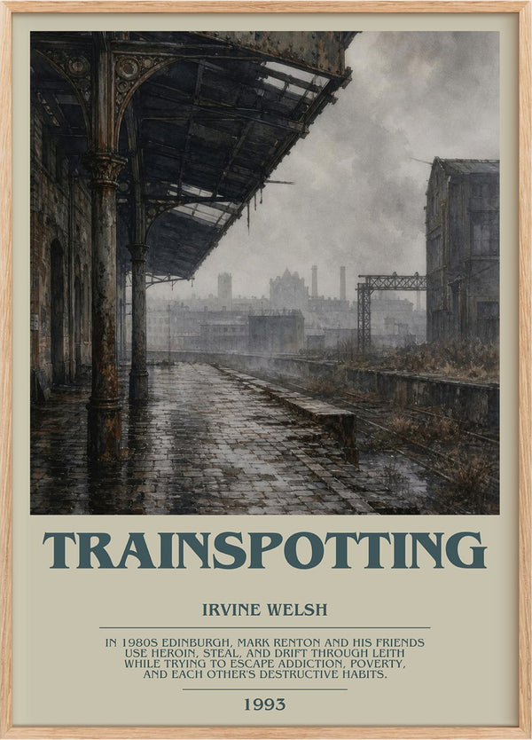 Trainspotting Bookish Wall Art by Irvine Welsh