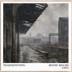 Trainspotting Literary Art Print by Irvine Welsh
