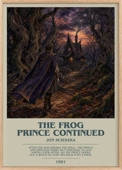 The Frog Prince Continued Bookish Wall Art by Jon Scieszka