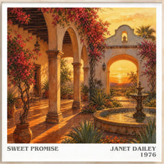 Sweet Promise Literary Art Print by Janet Dailey