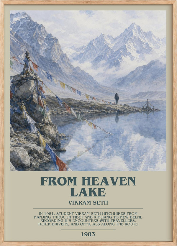 From Heaven Lake Bookish Wall Art by Vikram Seth