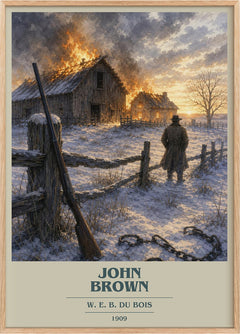 John Brown Book Cover Poster by W. E. B. Du Bois
