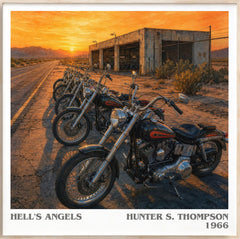 Hell's Angels Literary Art Print by Hunter S. Thompson