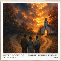 Where do we go from here Literary Art Print by Martin Luther King Jr.